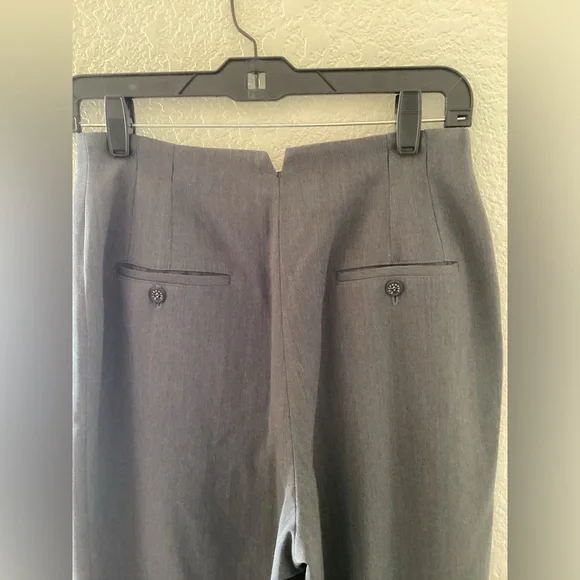Vintage Luxury Burberry Gray Pants trousers wool wide leg